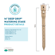 DEEP DRIP 14 Watering Stakes Value 6 Pack