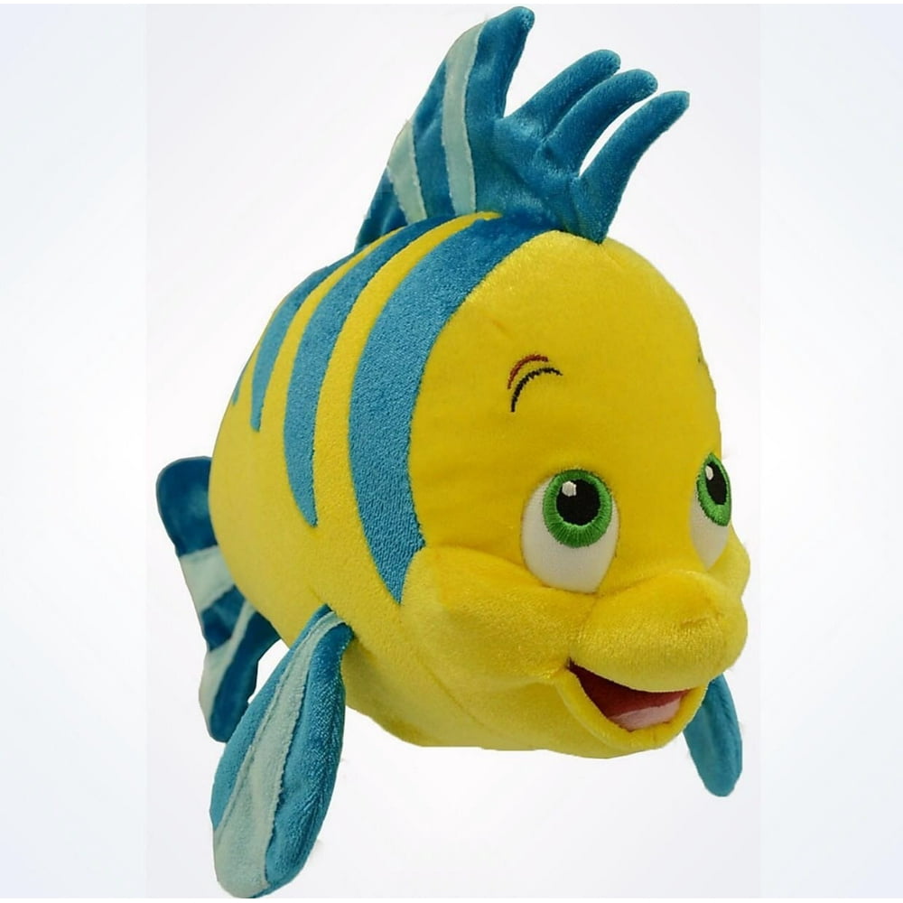 Disney Parks Authentic The Little Mermaid Flounder Plush New With Tags - Walmart.com - Walmart.com