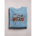 thumbnail image 3 of Retro Camera Watercolor Style Sweatshirt Women -Image by Shutterstock, Female x-Large, 3 of 4