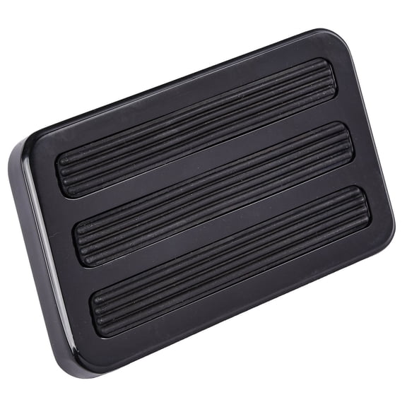 JEGS Universal Billet Brake Pedal Pad  [Black Aluminum]