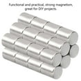thumbnail image 6 of Spencer 40Pcs 8x20mm N45 Strong Cylinder Magnets Block Rare Earth Neodymium Magnets Permanent Magnetic Cylinder, 0.3 x 0.8 inch, 6 of 11