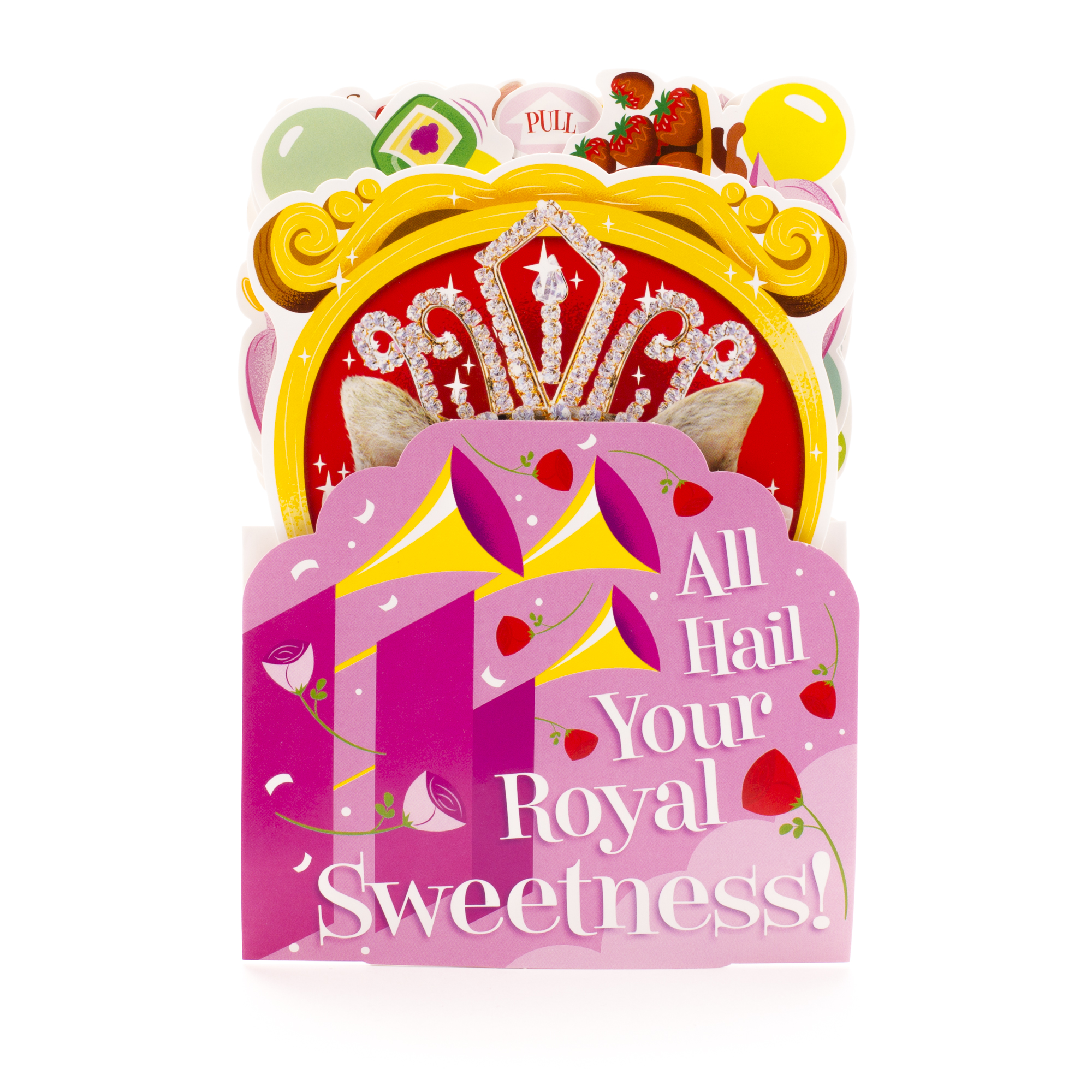 Hallmark Funny Pop Up Mother's Day Card with Song (Cat Queen, Plays Rule Britannia) - image 3 of 7