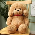 thumbnail image 2 of Surakey 10.2" Plush Dog Toys,Curly Haired Teddy for Kids Birthday Gift Beige, 2 of 10