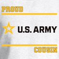 thumbnail image 3 of CafePress - Proud Army Cousin Black And Gold Sweatshirt - Crew Neck Sweatshirt, 3 of 5