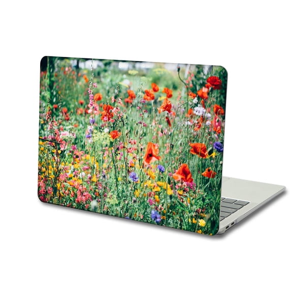 KSK KAISHEK Hard Case Shell Cover Only Compatible 2022-2016 Release Newest MacBook Pro 13" with Touch ID Model: A2338 M1&A2289&A2251&A2159&A1989&A1706&A1708 Flower 1438