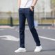thumbnail image 3 of Pantalones largos de oficina para hombre, de negocios, informales, con bolsillos, novedad en ropa de calle, ropa original, tallas grandes, estilo coreano barato, 3 of 5