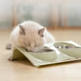 thumbnail image 4 of CAROOTU Bols pour Animaux de Compagnie en Acier Inoxydable Non Glissant Chien Chat Alimentation Bols Z Forme Outils d'Alimentation pour Animaux de Compagnie, 4 of 6