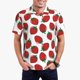 thumbnail image 1 of Balery Hand Drawn Strawberry Camisa Polo de Hombre con Estampado, de Manga Corta y Tejido Medio, Camisa Tipo Golf Polo-Large, 1 of 6