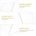 thumbnail image 4 of XIBUFE 2026 New 3 Pcs Photo Frame Acrylic Frame Reminder Frames 8X10 Wedding Photo Display Shelves Office Work Wedding Picture Frame, 4 of 7