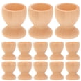 thumbnail image 1 of Milisten 24 Pcs Porte-Œufs en Bois de Pâques Plateaux à Œufs en Forme de Tasse, 1 of 6