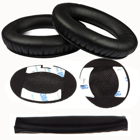 TSV Headphone Ear Pads With Replacement Handband Cushions for boses AE2 AE2i Quiet Comfort QC15 (Bose Qc15 Best Price)