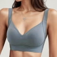 thumbnail image 2 of Women Casual Solid Color Sports Bra Women Comfortable Soft Support No High Support Sports Bras for Women Steel Ring Bra Push Running Sports Bra Up Thin Vest Style Mesh Sports Bra Underwear, 2 of 4