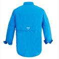 thumbnail image 4 of Tuna Men's Fishing UPF 50+ Sun Protection Anti-Static Waterproof Breathable Quickly Dry Hiking Long Sleeve Shirts Vivid Blue 13 XX-Large, 4 of 8