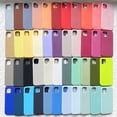 thumbnail image 2 of Funda de silicona con logotipo oficial Original para iPhone 13 12 14 11 Pro Max fundas para Apple iPhone 13 12 11 14 Pro funda completa Coque Dengxun unisex, 2 of 2
