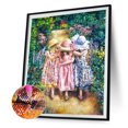 thumbnail image 1 of Cuadros Decorativos Diamante pintura 5D DIY jardín niñas completo taladro redondo imagen de diamantes de imitación Sywqhk Nuevos Originales, 1 of 1