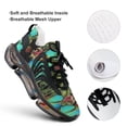 thumbnail image 4 of Green Butterfly Walking Shoes for Men Woman Lightweight Tennis Fashion Elastic Sports Shoes Cushion Basketball Shoes, 4 of 7