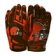thumbnail image 1 of Guantes de fútbol Wilson Nfl Stretch Fit - Adulto Cleveland Browns, 1 of 1