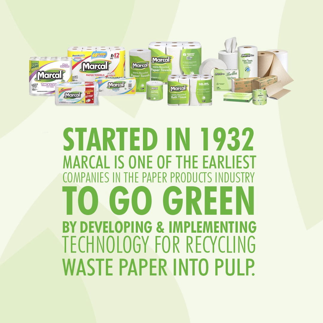 Eco Friendly 100% Recycled Toilet Paper, 2 Ply Bath Tissue 242 Sheets Per Roll, 48 Rolls Individually Wrapped,No Dyes, White