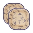 thumbnail image 3 of Paper Bowls, 30 Count 16 oz Disposable Bamboo Pulp Square Bowls with Bird Print, Microwave Safe and Leak-Proof for Parties, BBQs, Garden Parties, Picnics and Family Gatherings, 3 of 8