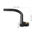 thumbnail image 4 of KAKOWELY Electric fan wall bracket Electric Fan Wall Mounting Bracket Rod Replacement Heavy Duty Iron Pole Curved Bracket For Wall Electric Fan Metal Curved Rod For Wall Mounting Fan, 4 of 4