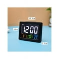 thumbnail image 2 of Large Digital Jumbo LED Wall Desk Alarm Clock Display Calendar Temperature, 2 of 3