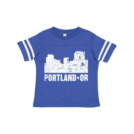 

Inktastic Portland Oregon City Skyline with Grunge Gift Toddler Boy or Toddler Girl T-Shirt