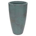 thumbnail image 2 of Ecobo 27.6-Inch Tall Eco-Friendly Round Pot Planter | Indoor/Outdoor Use, Durable, Versatile, and Lightweight | Contemporary All-Weather Design by Brazilian Artisans - Green, 2 of 9