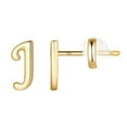 thumbnail image 2 of Fiaya Women Creative Fashion Earrings for Women, Gold 26 English Letters Earrings, Jewelry Gifts for Daughter Sister (J), 2 of 4