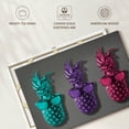 thumbnail image 6 of Elephant Stock Three Trendy Pineapples Wall Art - Horizontal Canvas Wall Art - Living Room Wall Decor - Humor Canvas - Turquoise And Gray Decor - 36" x 24", 6 of 8