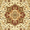 thumbnail image 6 of SAFAVIEH Lyndhurst Miranda Traditional Bordered Area Rug, Ivory/Red, 10' x 10' Square, 6 of 7