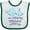 White and Green, variant on Inktastic My Gramps Whale-y Loves Me Boys or Girls Baby Bib