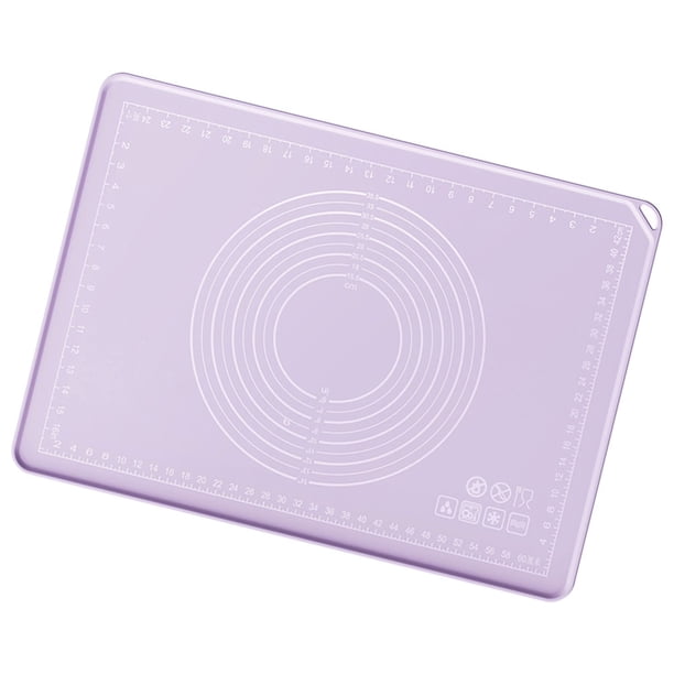 unbranded Tapete De Repostería Reutilizable Morado De Silicona Resistente Ideal Para Y Hornear En Casa