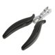 thumbnail image 4 of Alicates para extensiones de cabello Feather, para microanillos y herramienta para eliminar el pegamento de fusión. Negro, 4 of 8