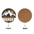 thumbnail image 2 of Xecao Not All Who Wander Are Lost4 for MDF Cork Coaster 4 Pcs,Drink Coasters,Suit for House Warming Gifts New Home ,Coffee Table Decor-Round Shape, 2 of 7
