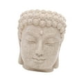 thumbnail image 4 of Bothyi Buddha Head Figurine Flower Pot Plant Container Planter Sculpture for Desk Shelf B, 4 of 8