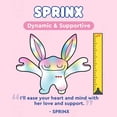 thumbnail image 4 of Sprinx- Bumpas Weighted Plush Toy to Help Sleep, Stress, Anxiety - Pink Tie-Dye - Ages 3+, 4 of 8