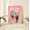 Rolled Canvas, variant on Pink Self Love Frog Print, Retro Y2K Illustration, Girly Dorm Aesthetic Posters, Wall Decor