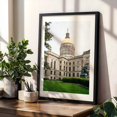 thumbnail image 4 of Georgia State Capitol 01 - Atlanta Georgia Photography Black Framed Wall Art Print 24 x 36 inches, 4 of 8