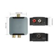 thumbnail image 2 of Convertidor de audio digital a analógico SPDIF DAC DAC Amplificador Decodificador útil para TV, 2 of 9
