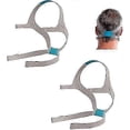 thumbnail image 1 of Headgear Replacement Straps for ResMed AirFit F20 Full-face CPAP Mask Pack of Two (2) Straps | Gray and Blue Color |Durable Premium Nylon Material, 1 of 4