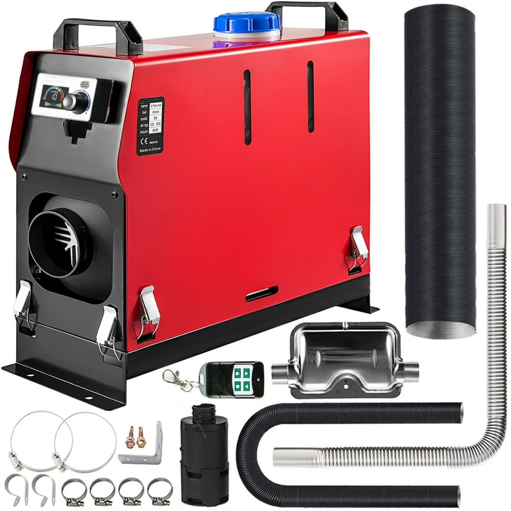 VEVOR 5KW Diesel Air Heater All in One 1 Air Outlet Diesel Heater 12V