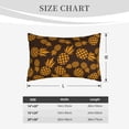 thumbnail image 4 of Rateoe Colorful Pineapple Pattern Pillow Covers with Invisible Zipper(Pillows are not Included) Standard Pillowcases-20"x30", 4 of 6