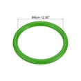 thumbnail image 2 of Uxcell 6cm Plastic Carnival Ringtoss Rings Hoop Party Favor Game, Green 12 Pack, 2 of 5