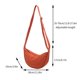 thumbnail image 3 of Bolso bandolera de mujer Bolso de nylon para dumplings - Bolso de hombro de tela impermeable y ligera, diseño minimalista clásico, bolso versátil para el diario, 3 of 6