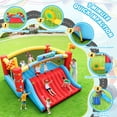 thumbnail image 3 of Veeboto Bounce House for 3-12 Years, Large Bouncy House with Big Slide, Jumping Area, Ball Baskets, Nets, Targets, Obstacle Poles, Jumping House for Indoor & Outdoor with 550W Blower, 3 of 6