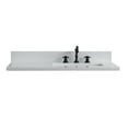 thumbnail image 2 of Bellaterra Home 430002-37R-WER 37 in. Quartz Countertop & Single Rectangle Right Sink, White, 2 of 6