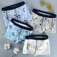 thumbnail image 2 of Gunia Kids Toddler Baby Boys Boxer Briefs Underwear For Daily Comfort Cartoon Print For 3-12 Years Durable Stretchable Fabric All Seasons Leisure Everyday Wear Breathable, 11-12 Years, 2 of 4
