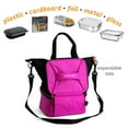 thumbnail image 3 of HotLogic 16801175-PK-A Sac à Lunch Chauffant pour Aliments Plus 12V Plugin, Rose, 3 of 6