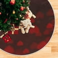 thumbnail image 5 of GZHJMY Valentine's&nbsp;Day Love Heart&nbsp;Tree&nbsp;Skirt Double&nbsp;Layers Xmas Tree Skirts for Valentine's&nbsp;Day Holiday Party Indoor Outdoor Home Office Ornaments, 48", 5 of 6