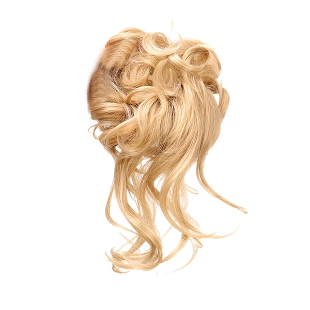 Guardurnaity Moño de pelo con garra rizada, fácil de ensuciar, hecho con fibra de alta temperatura para mayor durabilidad y amplia aplicación Cuidado del cabello como se muestra 4